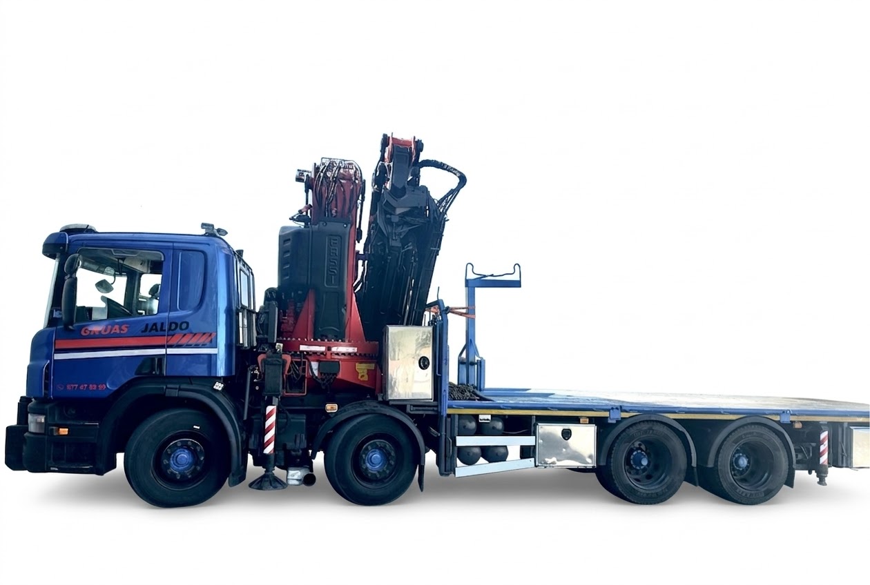 scania p400 grua fassi